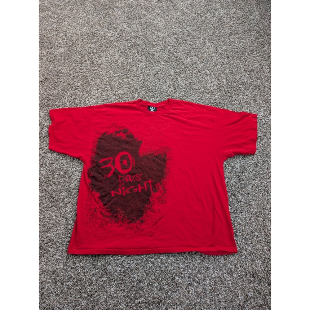 30 Days Of Night T Shirt Horror Movie Promo 3XL Red Gentle Giant